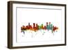 Denver Colorado Skyline-Michael Tompsett-Framed Art Print