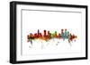 Denver Colorado Skyline-Michael Tompsett-Framed Art Print