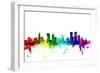 Denver Colorado Skyline-Michael Tompsett-Framed Art Print