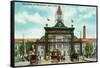 Denver, Colorado - Union Station and 17th Street Welcome Arch-Lantern Press-Framed Stretched Canvas