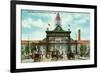 Denver, Colorado - Union Station and 17th Street Welcome Arch-Lantern Press-Framed Art Print