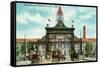 Denver, Colorado - Union Station and 17th Street Welcome Arch-Lantern Press-Framed Stretched Canvas