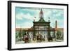 Denver, Colorado - Union Station and 17th Street Welcome Arch-Lantern Press-Framed Art Print