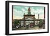 Denver, Colorado - View of 17th Street Welcome Arch, Union Station-Lantern Press-Framed Art Print
