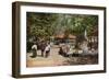 Denver, Colorado, View of Crowds at Elitch's Garden-Lantern Press-Framed Art Print