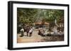 Denver, Colorado, View of Crowds at Elitch's Garden-Lantern Press-Framed Art Print