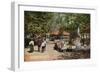 Denver, Colorado, View of Crowds at Elitch's Garden-Lantern Press-Framed Art Print