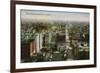 Denver, Colorado, View of Denver from the Daniels and Fisher Tower-Lantern Press-Framed Premium Giclee Print