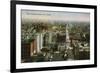 Denver, Colorado, View of Denver from the Daniels and Fisher Tower-Lantern Press-Framed Premium Giclee Print