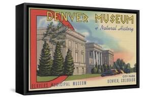 Denver, Colorado - View of Denver Museum of Natural History-Lantern Press-Framed Stretched Canvas