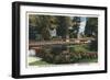 Denver, Colorado - View of Elitch Gardens and Home-Lantern Press-Framed Art Print