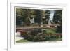 Denver, Colorado - View of Elitch Gardens and Home-Lantern Press-Framed Premium Giclee Print