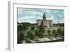 Denver, Colorado, View of the State Capitol Building and Grounds-Lantern Press-Framed Art Print