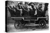 Denver, Colorado, View of Tourists on a Seeing Denver Bus-Lantern Press-Stretched Canvas