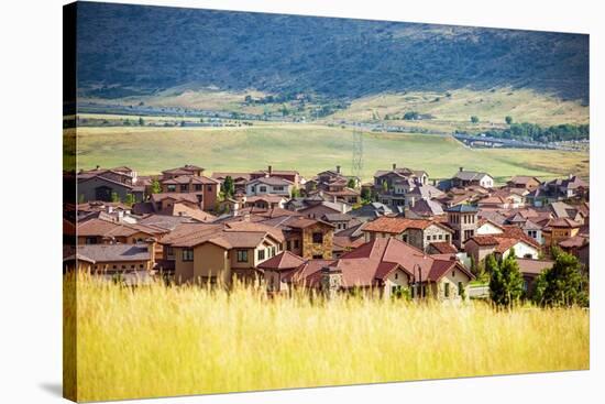 Denver Metro Residential Area-duallogic-Stretched Canvas