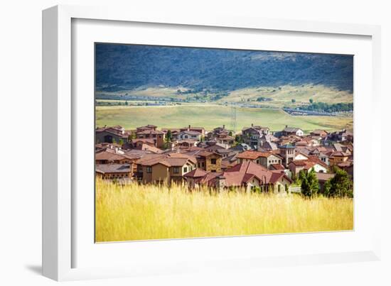 Denver Metro Residential Area-duallogic-Framed Photographic Print