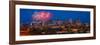 Denver Skyline Fireworks-Steve Gadomski-Framed Photographic Print
