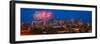 Denver Skyline Fireworks-Steve Gadomski-Framed Premium Photographic Print