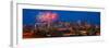 Denver Skyline Fireworks-Steve Gadomski-Framed Photographic Print