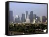 Denver Skyline-Ed Andrieski-Framed Stretched Canvas