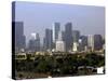 Denver Skyline-Ed Andrieski-Stretched Canvas