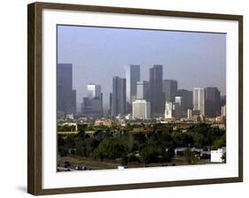 Denver Skyline-Ed Andrieski-Framed Photographic Print