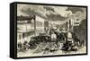 Denver Street, Colorado, 1876, United States-null-Framed Stretched Canvas