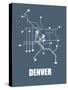 Denver Subway Map I-null-Stretched Canvas