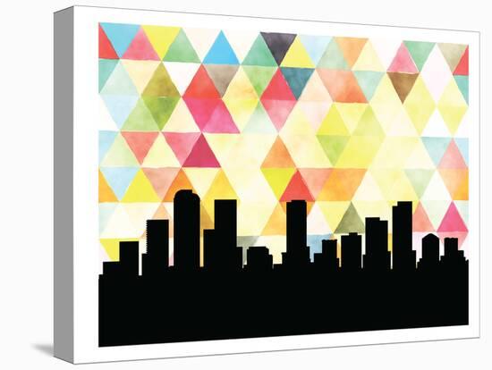Denver Triangle-Paperfinch 0-Stretched Canvas