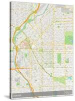 Denver, United States of America Map-null-Stretched Canvas