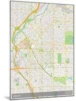 Denver, United States of America Map-null-Mounted Poster