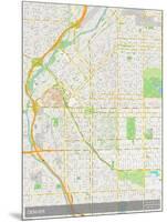 Denver, United States of America Map-null-Mounted Poster