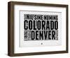 Denver Word Cloud 2-NaxArt-Framed Art Print