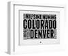 Denver Word Cloud 2-NaxArt-Framed Art Print