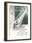 Denver Zephyr Train Schedule-null-Framed Art Print