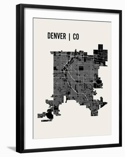 Denver-Mr City Printing-Framed Art Print