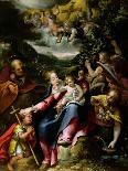 The Mystical Marriage of Saint Catherine, 1590-Denys Calvaert-Giclee Print