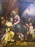The Mystical Marriage of Saint Catherine, 1590-Denys Calvaert-Laminated Giclee Print