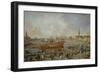 Départ du Bucentaure vers le Lido de Venise, le jour de l'Ascension-Francesco Guardi-Framed Giclee Print