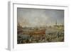 Départ du Bucentaure vers le Lido de Venise, le jour de l'Ascension-Francesco Guardi-Framed Giclee Print