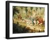 Departing for Hunt-Vittorio Amedeo Cignaroli-Framed Giclee Print