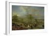 Departing for the Hunt and Fishing in the River (Oil on Canvas)-Philips Wouwermans Or Wouwerman-Framed Giclee Print