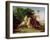 Departing for the Hunt-Eugene Fromentin-Framed Giclee Print