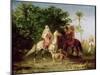 Departing for the Hunt-Eugene Fromentin-Mounted Giclee Print