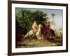 Departing for the Hunt-Eugene Fromentin-Framed Giclee Print