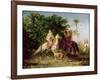 Departing for the Hunt-Eugene Fromentin-Framed Giclee Print