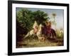 Departing for the Hunt-Eugene Fromentin-Framed Giclee Print