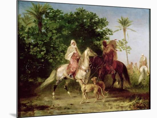 Departing for the Hunt-Eugene Fromentin-Mounted Giclee Print