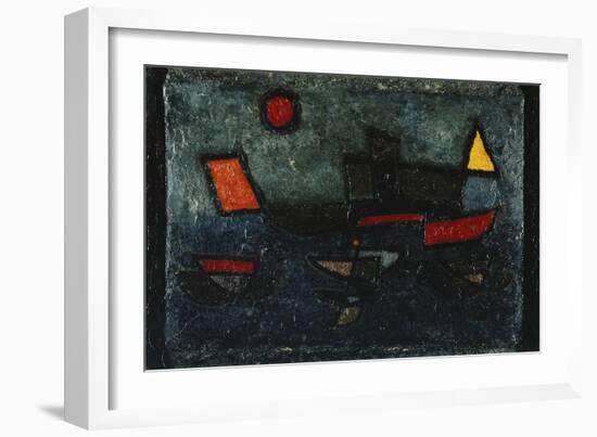 Departing Steamer-Paul Klee-Framed Giclee Print