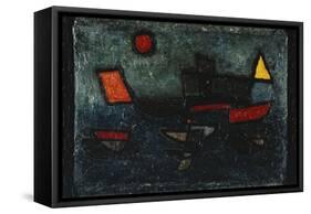 Departing Steamer-Paul Klee-Framed Stretched Canvas